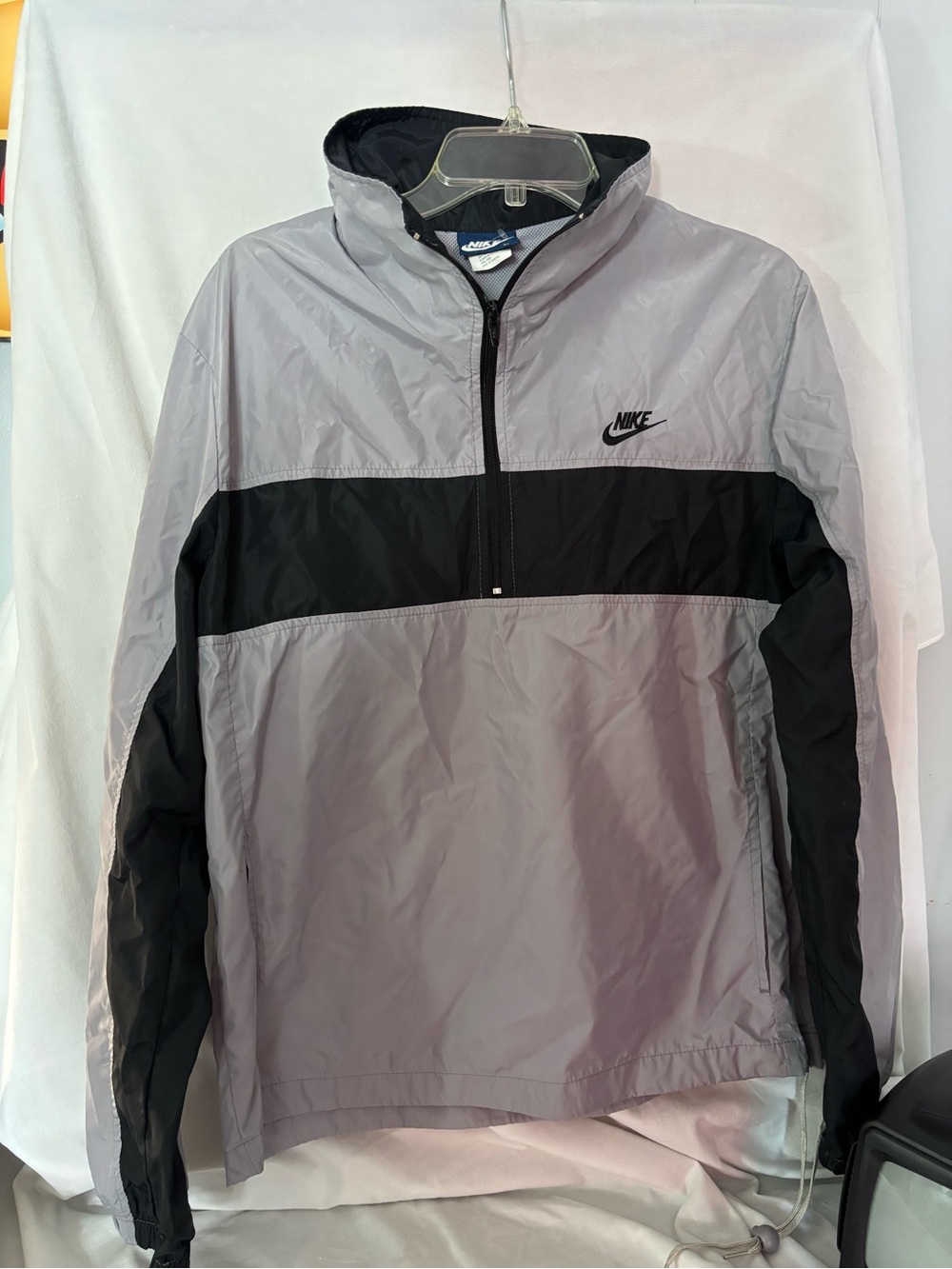Men’s Nike Vintage Windbreaker Full Zip Grey